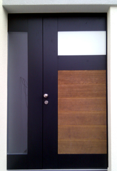 Haustür  Eingang im Neubau Modern gestaltet, im Kreis Paderborn, Stadt Büren
